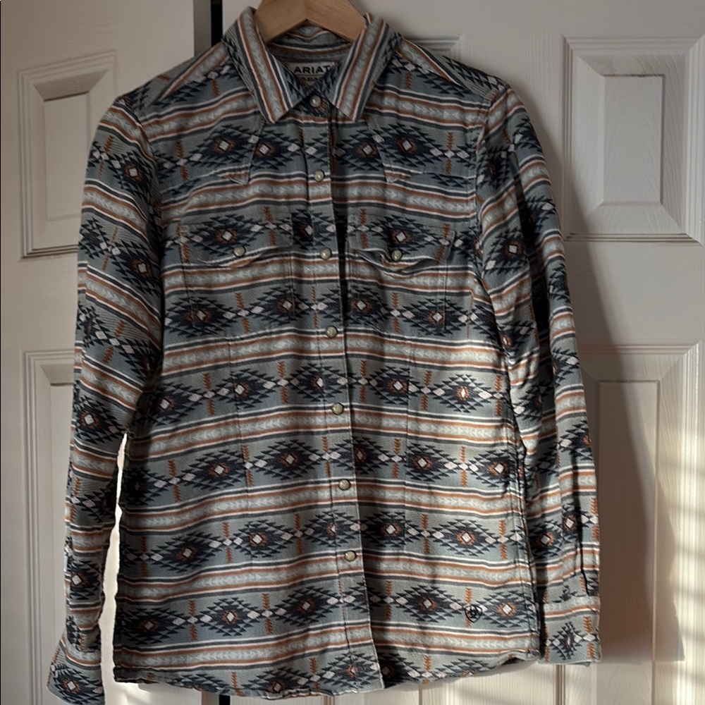 Ariat Patterned Button-Up Shirt